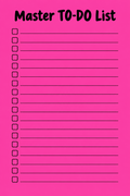 Bright & Bold Master To-Do List — Colorful Printable Planner Template